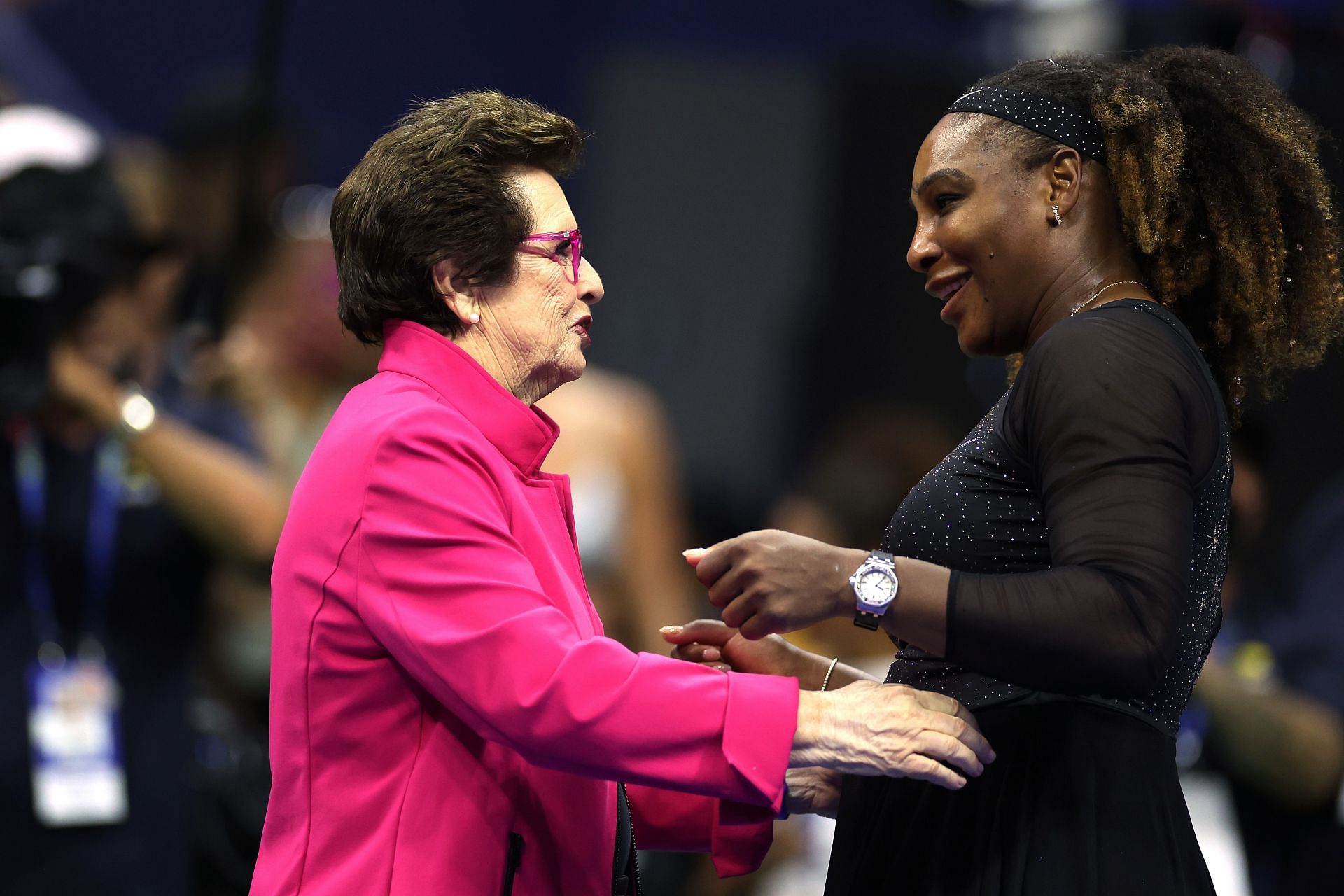 Billie Jean King and Serena Williams 2022 US Open